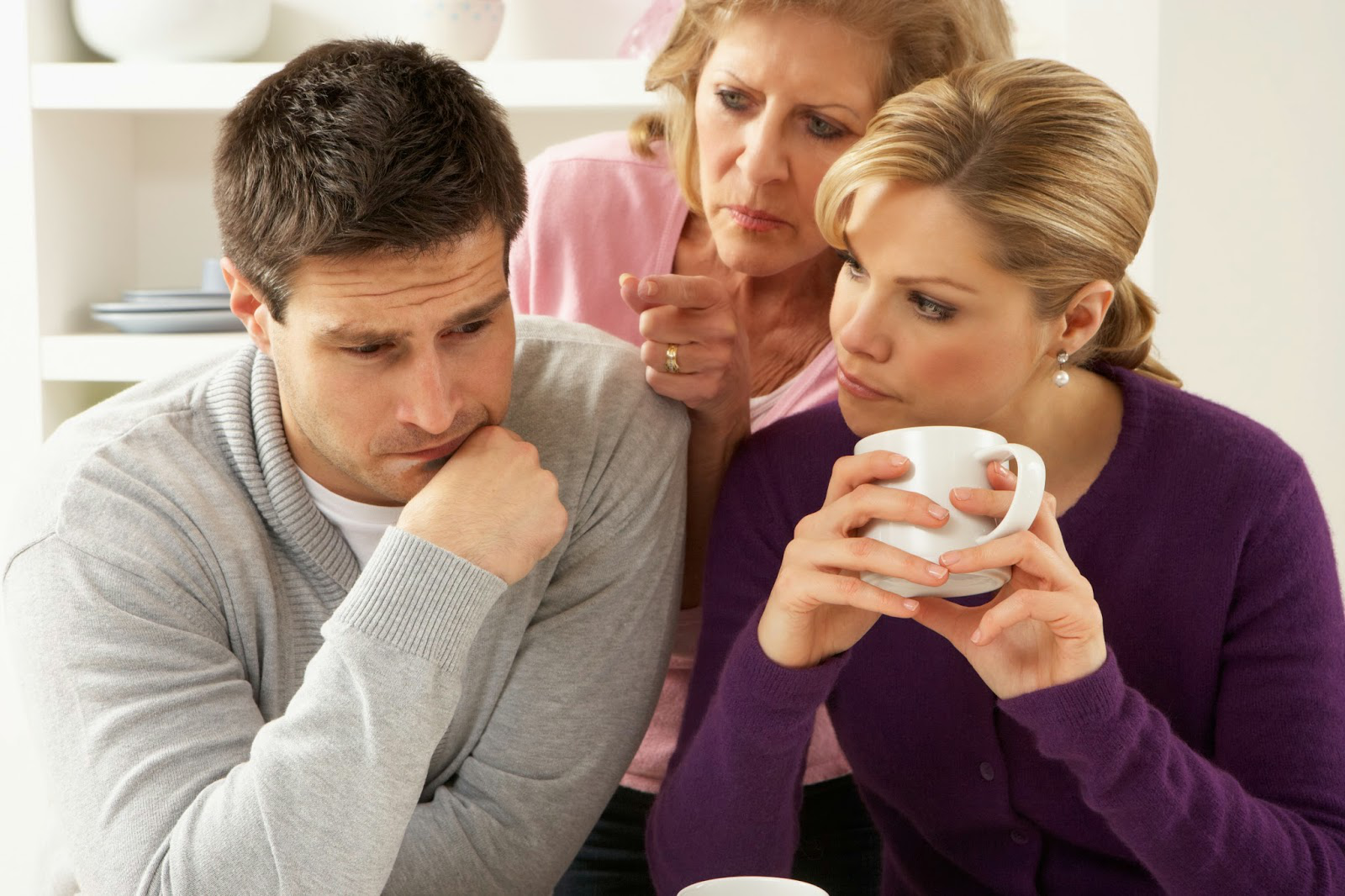 Extended family interfering with father's role